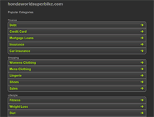 Tablet Screenshot of hondaworldsuperbike.com